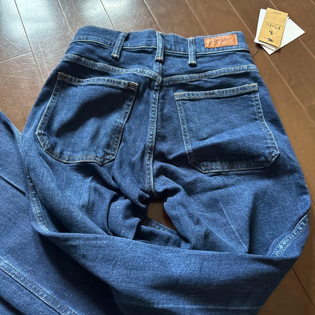 ラルフローレン　ダークブルー ストレートデニム新品ブーツカット　レディース XS