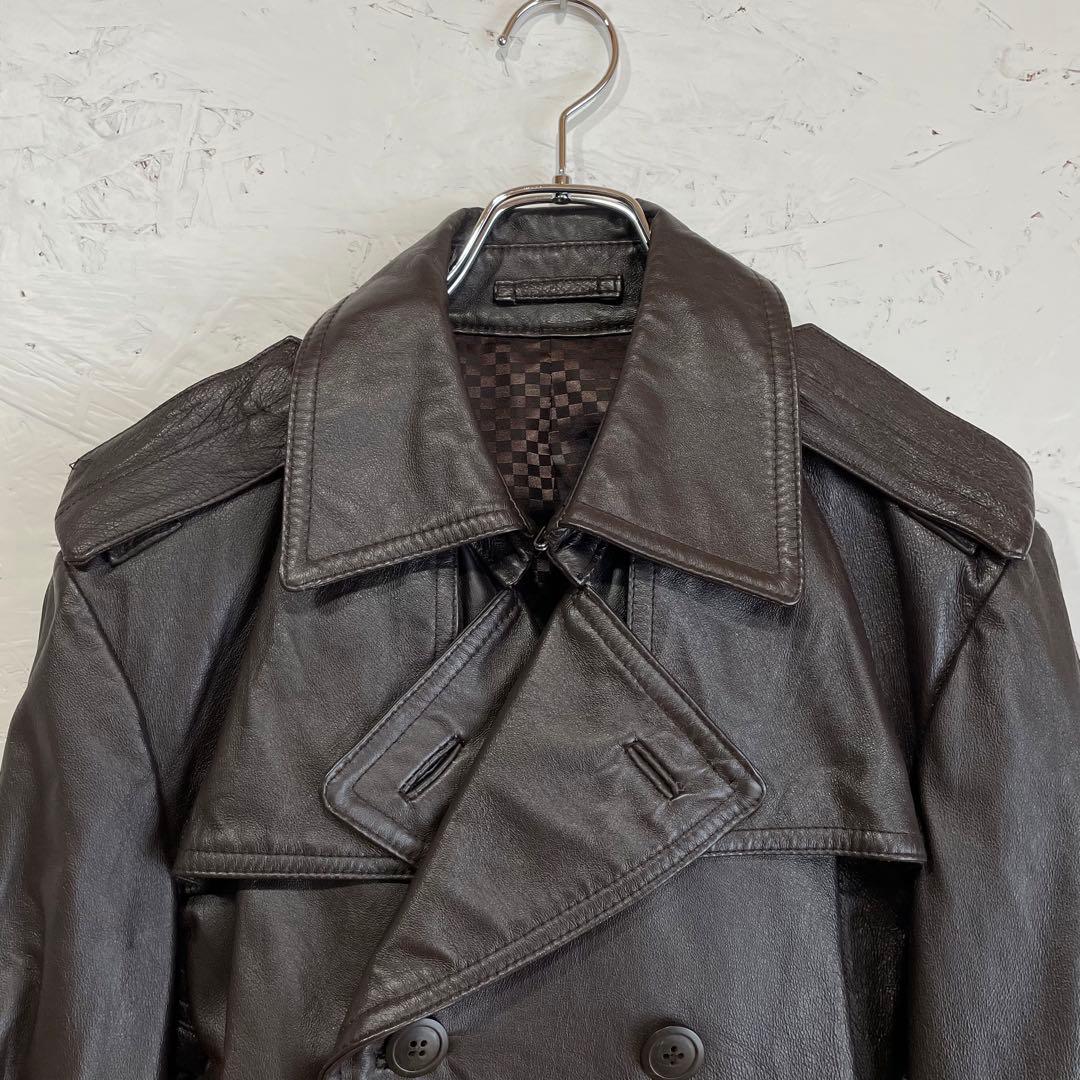 古着90's 00's Vintage JUN MENオールレザートレンチコート