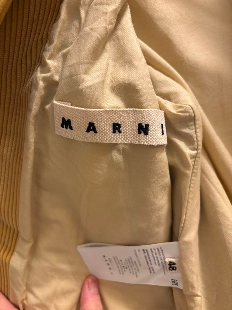 SALE中　MARNI コーデュロイジャケット　イエローベージュM