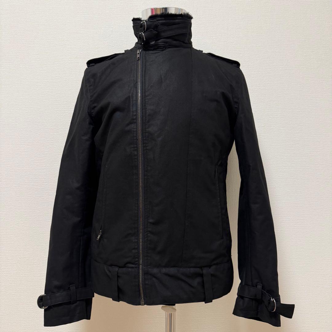 ジャケット・アウター Y2K japanese label fur & neck belted jac