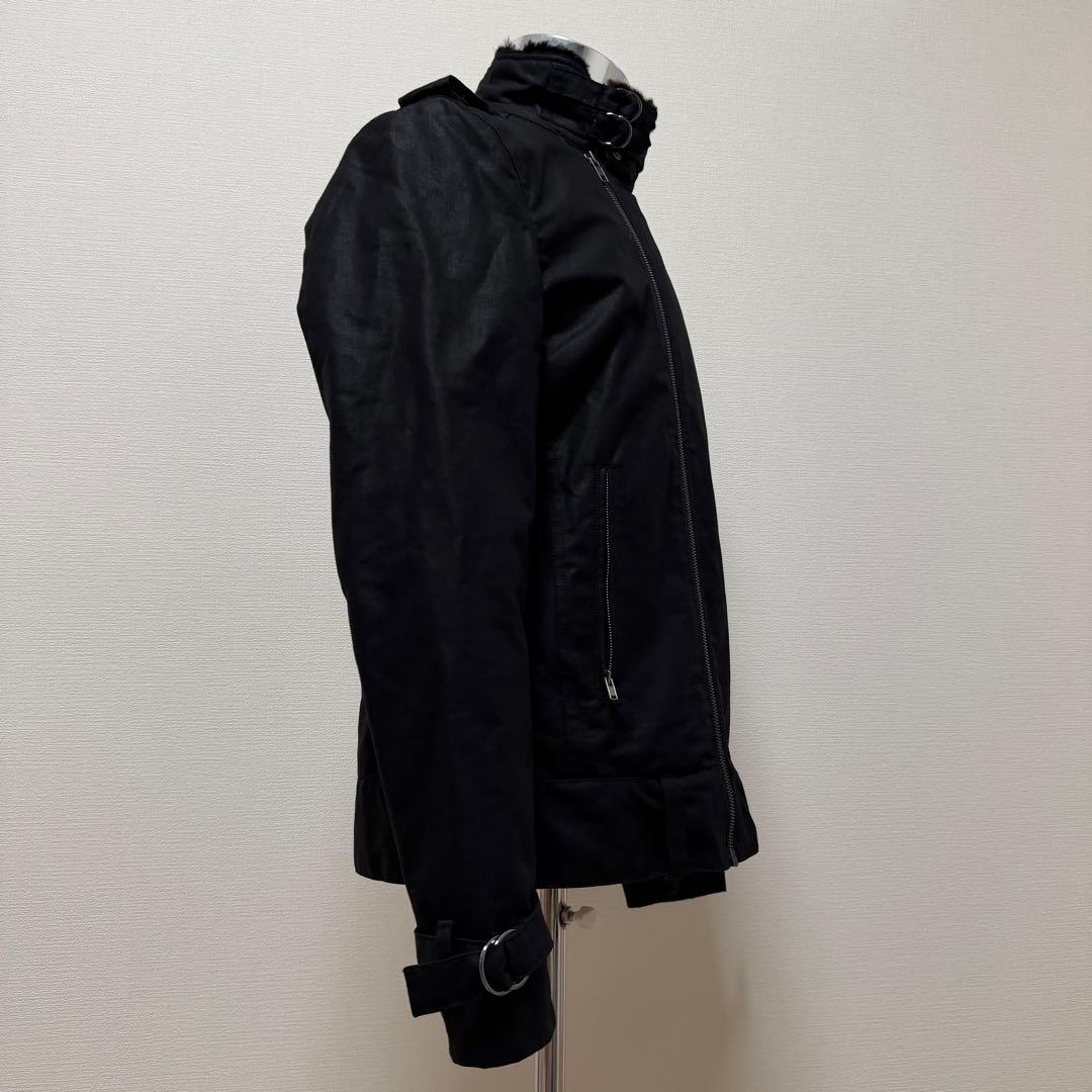 ジャケット・アウター Y2K japanese label fur & neck belted jac