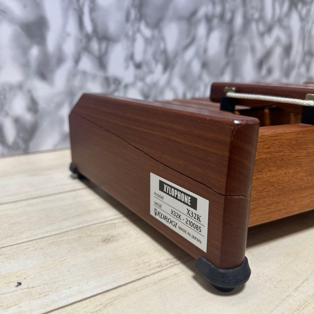 き*め様 こおろぎ社　卓上木琴　ヨーロピアンデスクシロフォン　X32K 中古品