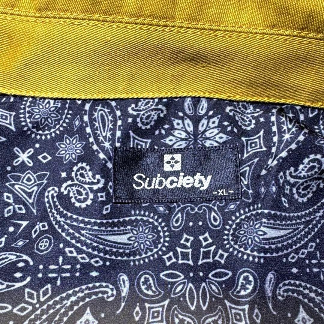 Subciety サブサエティ ジャケット 裏地ペイズリー XL