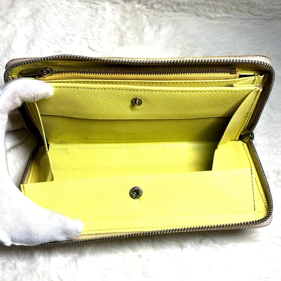 【かつ】✨美品✨ヒマラヤ　クロコダイル　鰐革　長財布　ホワイト