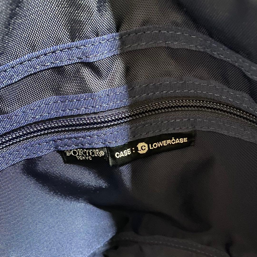 限定レア！PORTER ローワーケース　エディフィス　カモフラ　トート　ネイビー