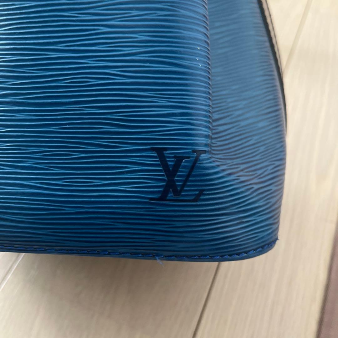 LOUIS VUITTON ルイヴィトン プチ・ノエ　エピ/レザー/BLU