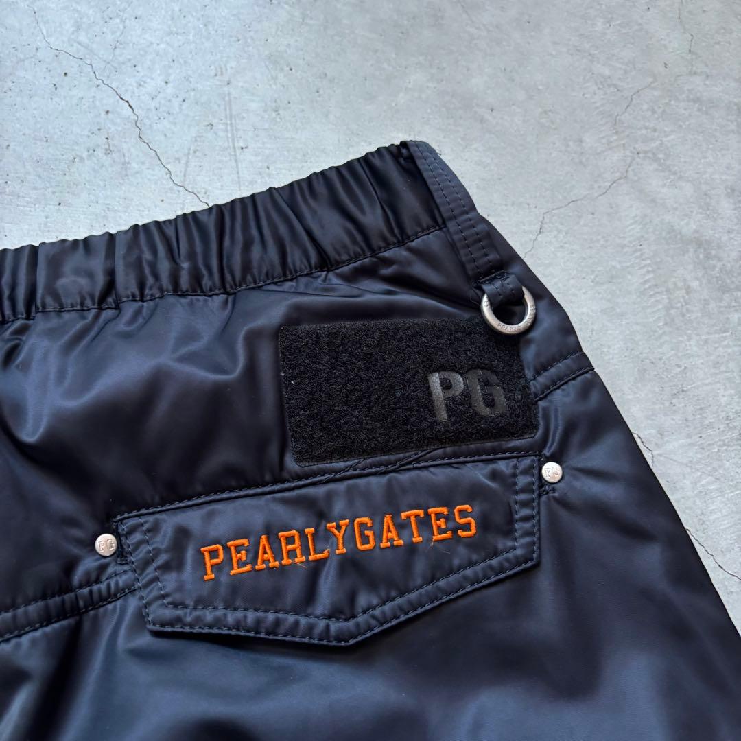 【極美品】PEARLEY GATES パーリーゲイツ 中綿ナイロンパンツ ロゴ