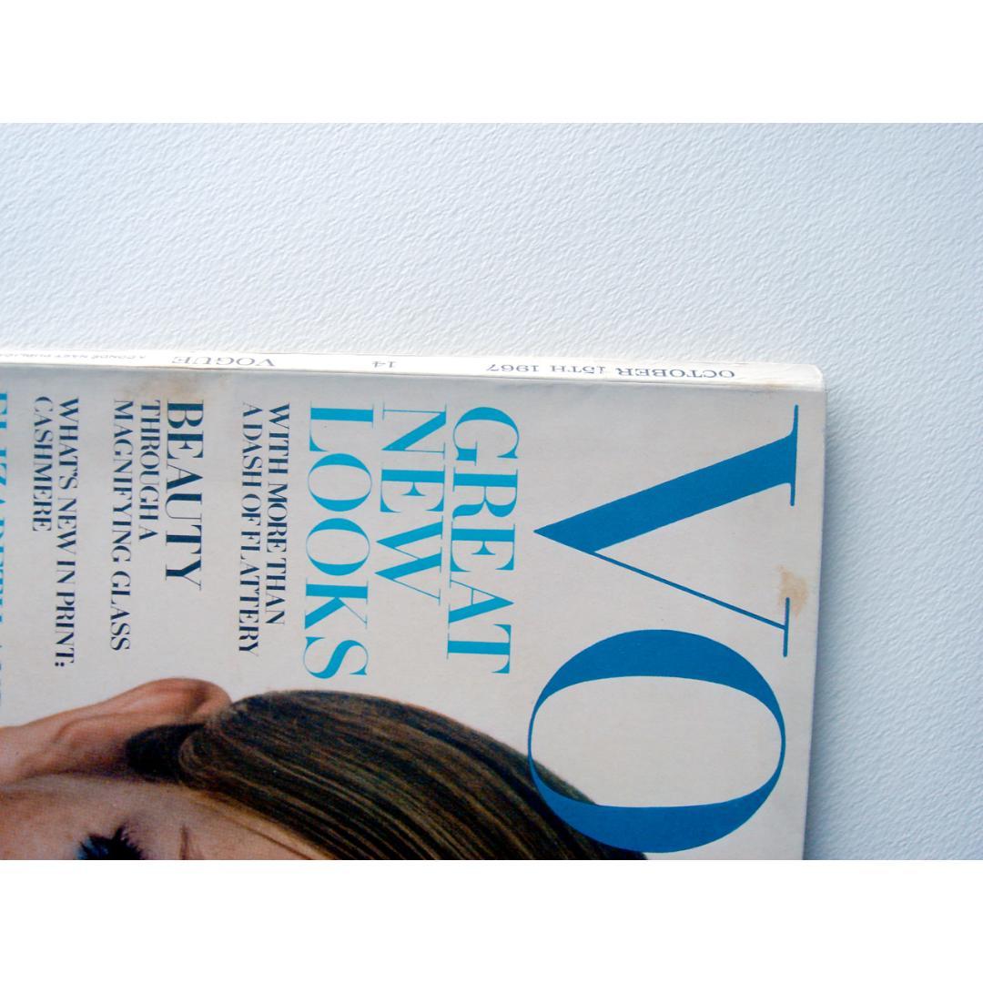 Vogue 1967 10月 twiggy ツイッギー ヴィンテージ雑誌