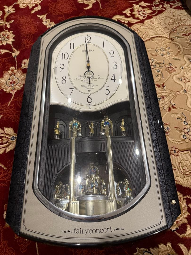 fairyconcert 音楽ボックス付き掛時計美品 セイコーRE539K