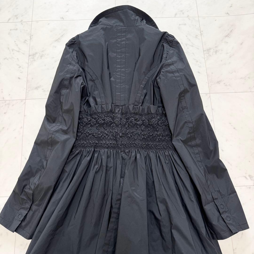 【ERMANNO SCERVINO】エルマンノシェルビーノ ナイロン コート 黒