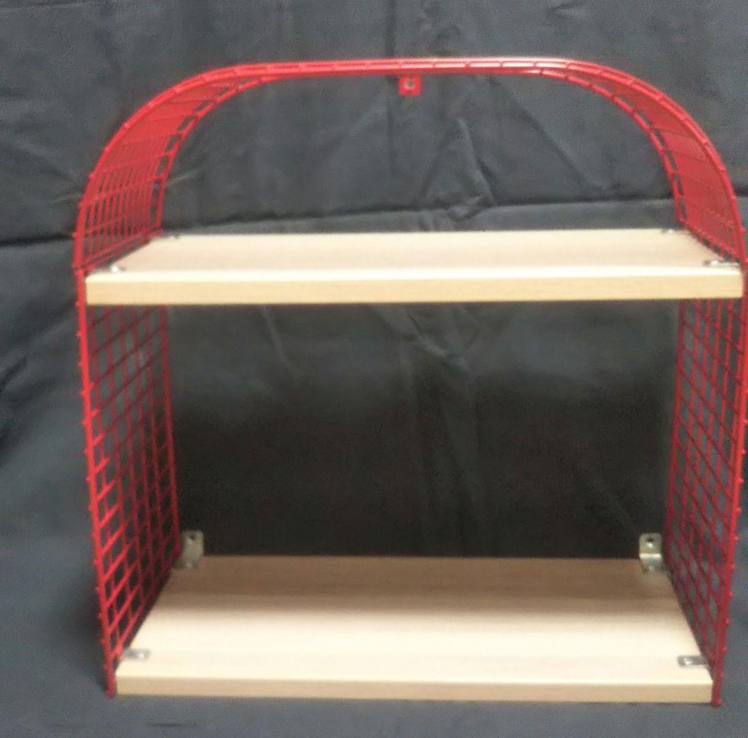 IKEA ウォールシェルフ SVENSHULT スヴェンスフルト 赤 廃盤