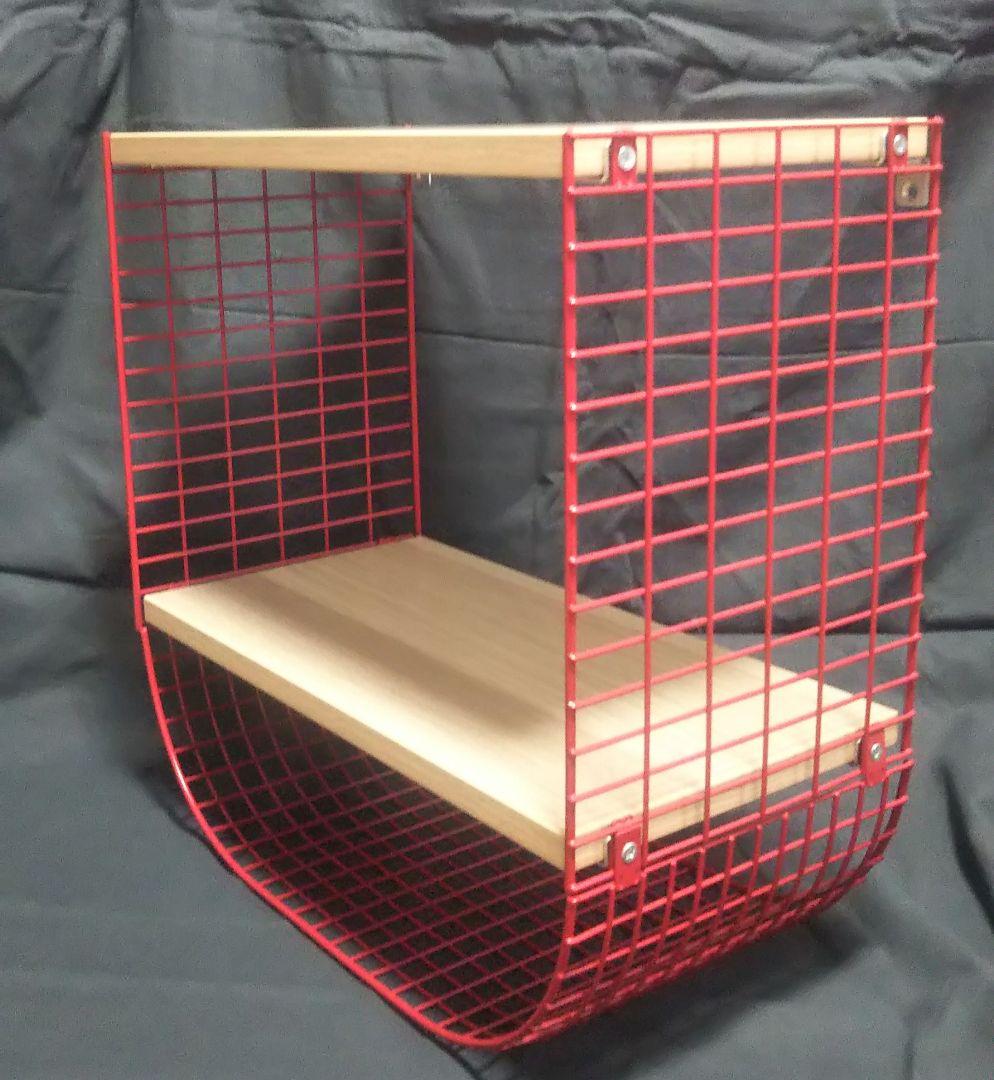 IKEA ウォールシェルフ SVENSHULT スヴェンスフルト 赤 廃盤