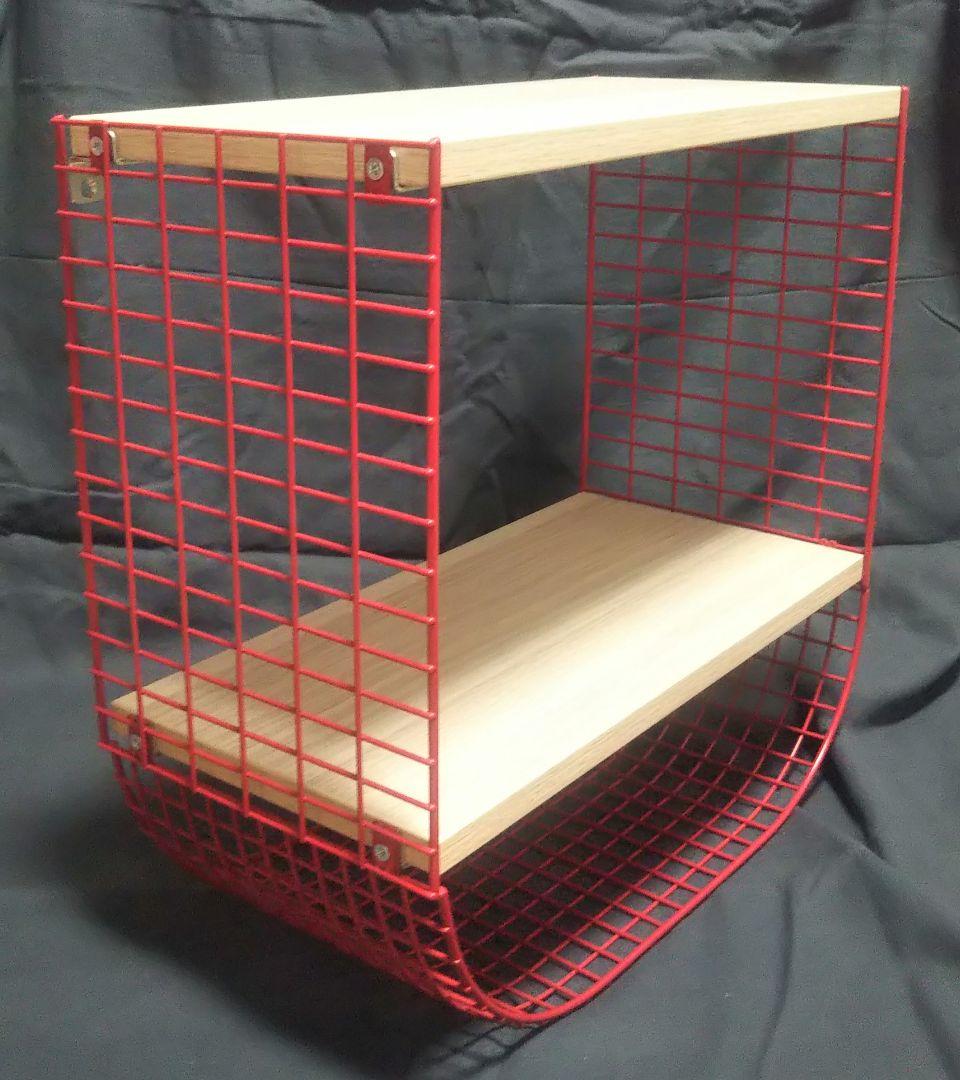 IKEA ウォールシェルフ SVENSHULT スヴェンスフルト 赤 廃盤