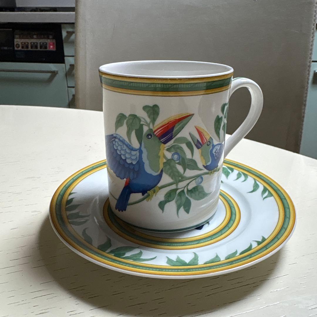 HERMES Toucans デザイン 皿 5枚セット