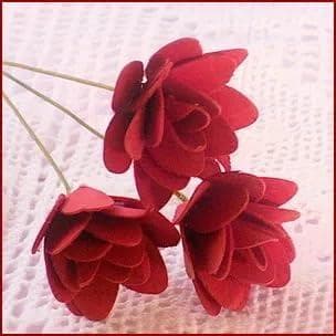 アートフラワー 赤いバラ