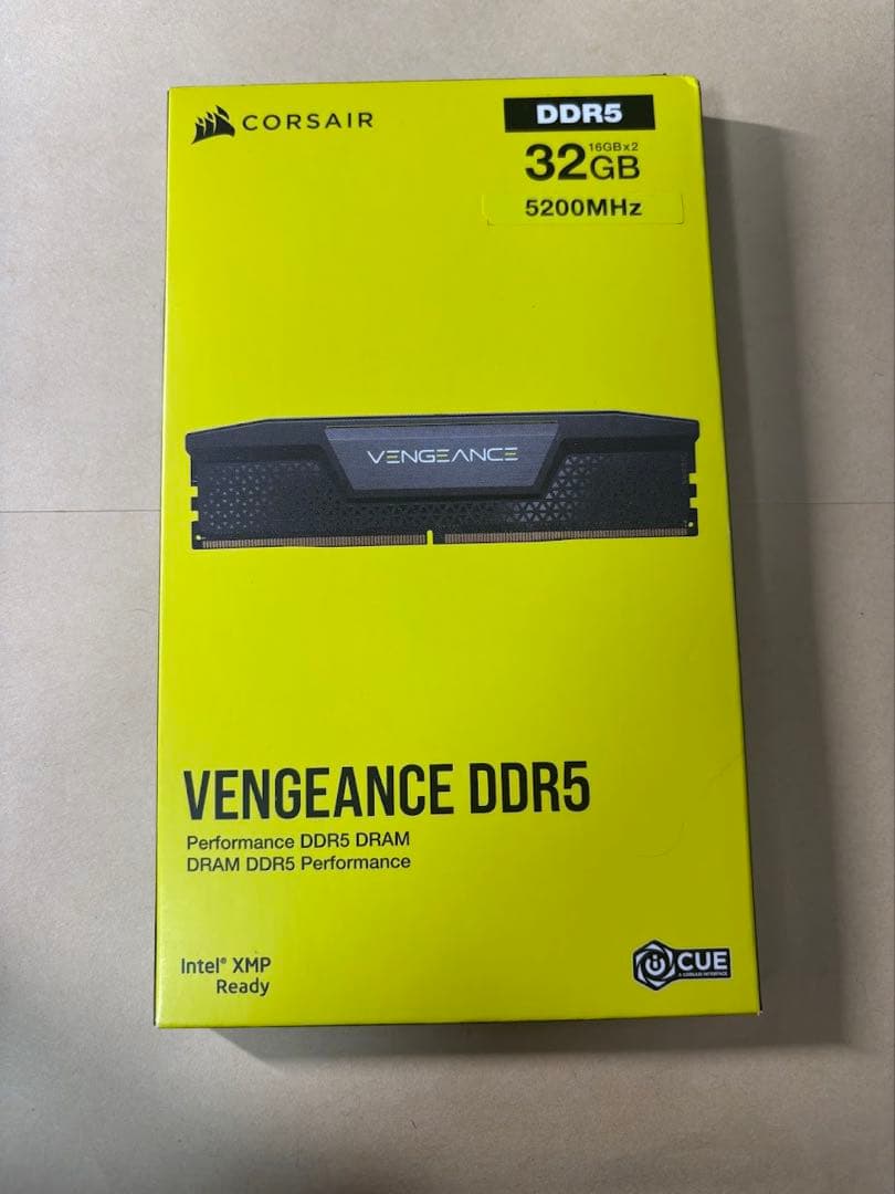 新品 CORSAIR DDR5 16GB x 2 5200MHz⑤