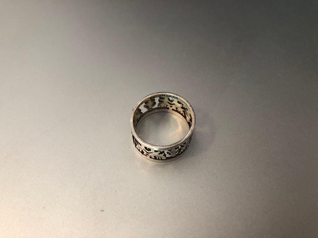 Piruwネイティブ民族handmadeリング＃命の木とmaiden少女12号