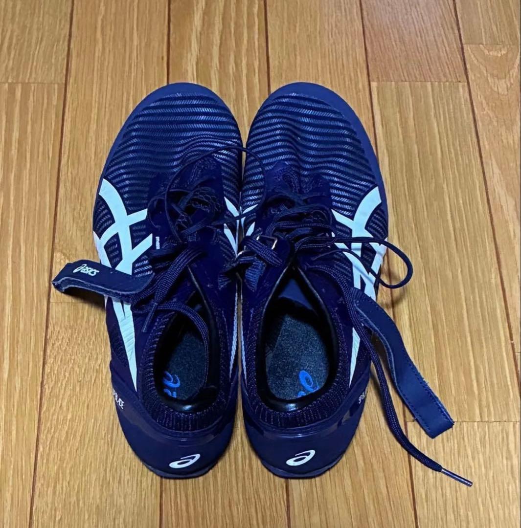 ASICS スパイクシューズ ネイビー