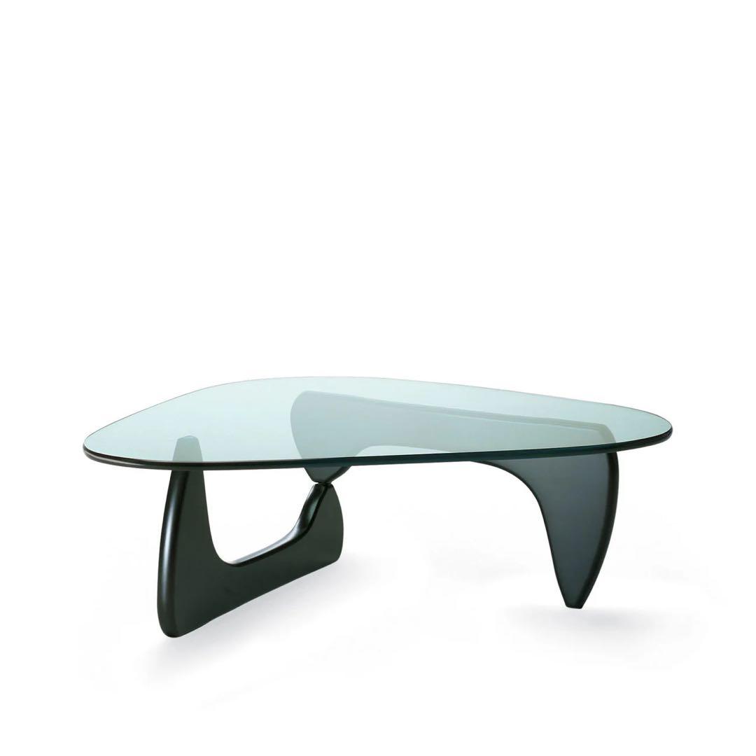 イサム ノグチ　コーヒーテーブル リプロダクト　ガラス　テーブル　ブラック