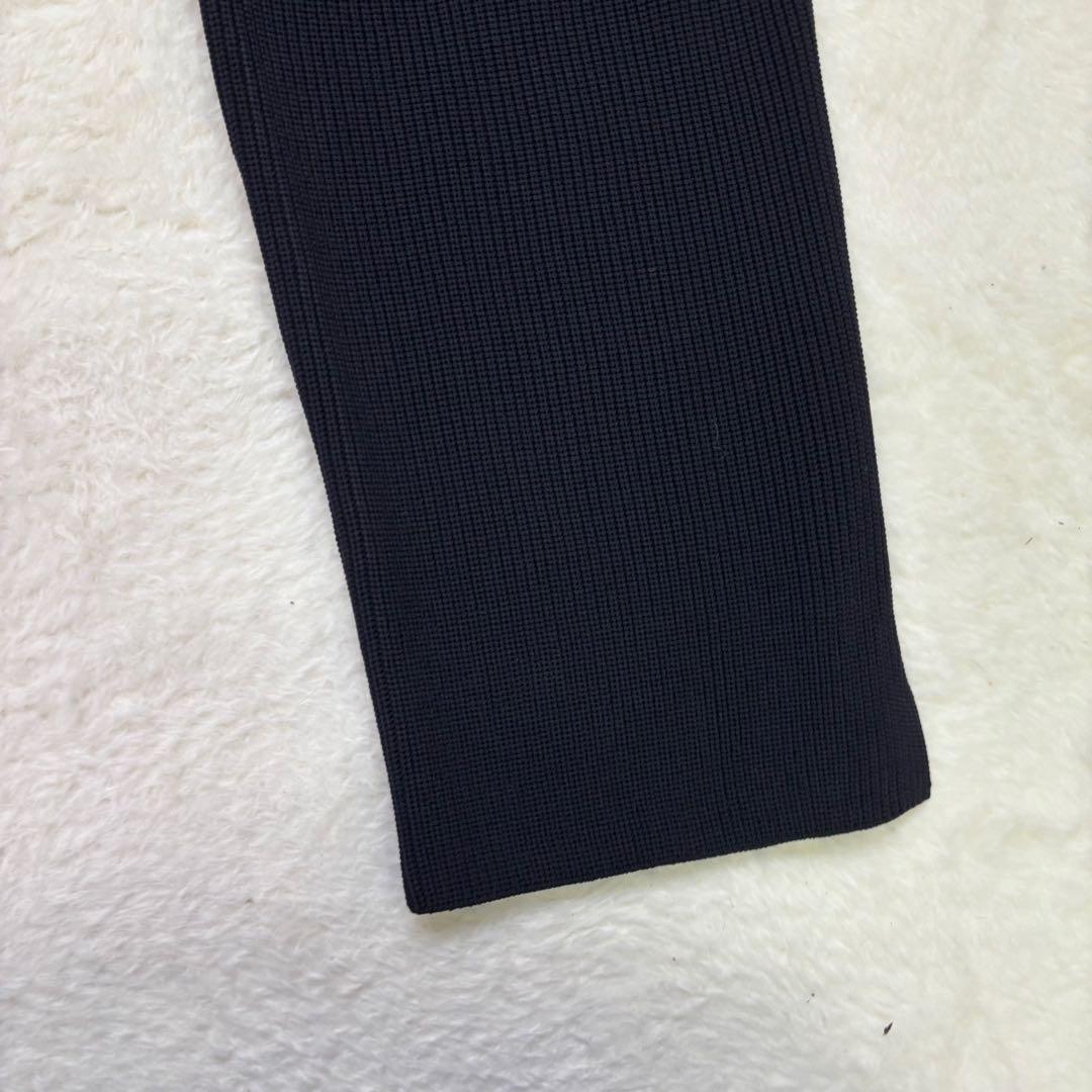 未使用級　PGG リブ編みパンツ Lサイズ ダークネイビー　冬用