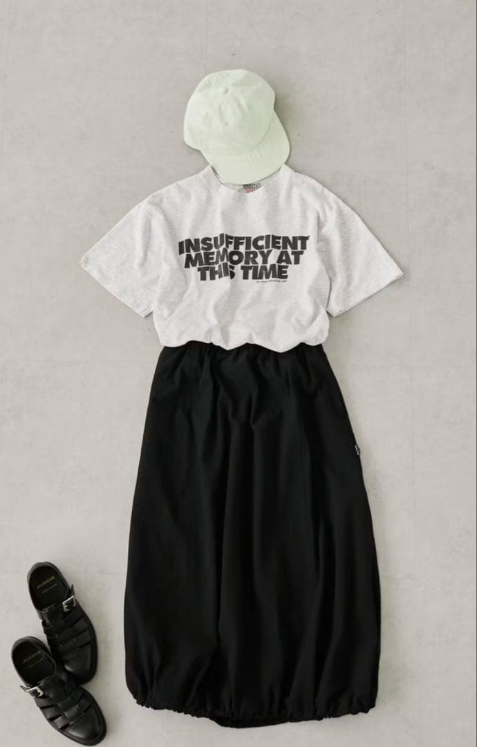 シアサッカーシャツ＆バルーンスカート　セットアップ　　　北欧、暮らしの道具店