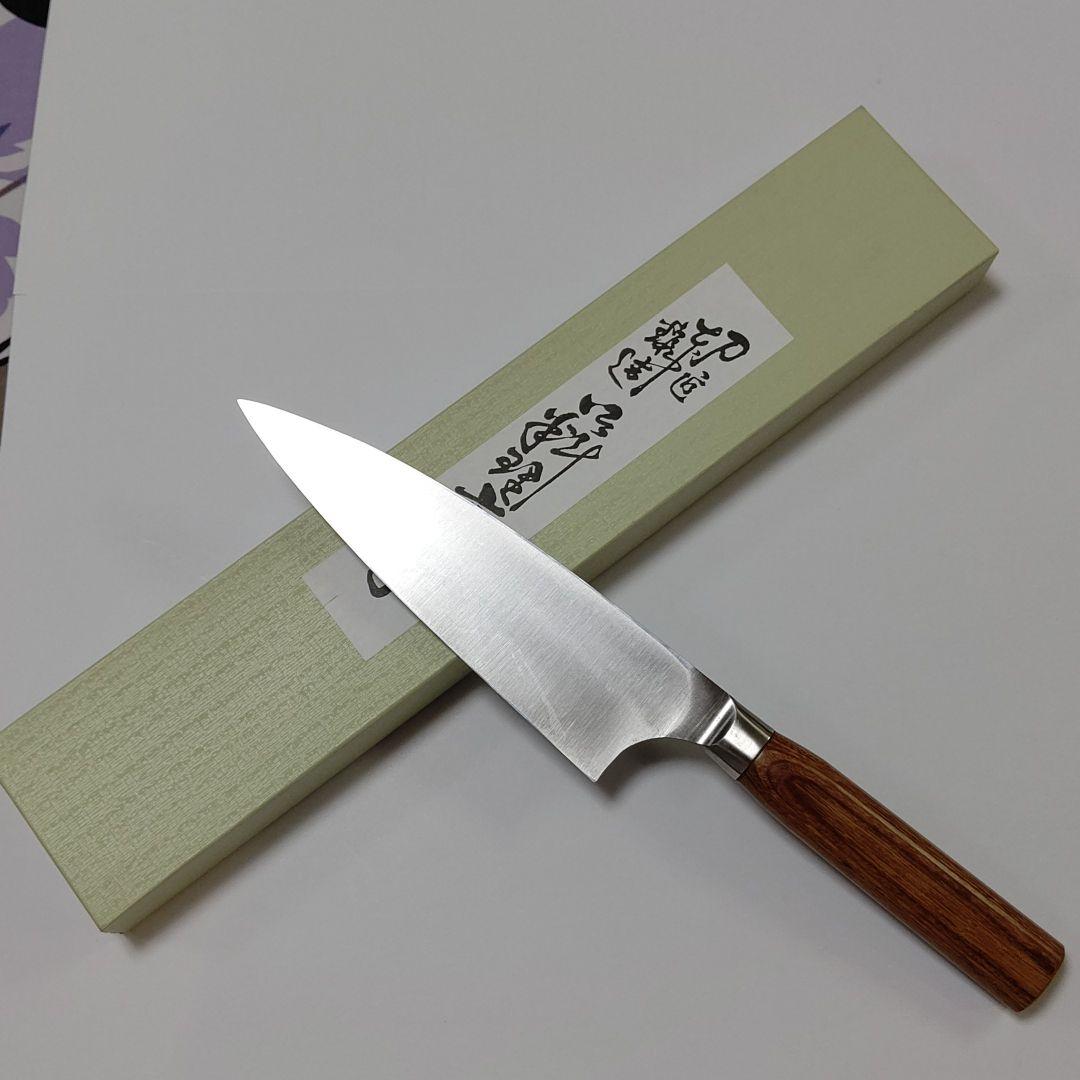 片刃包丁 VG10ステンレス出刃① 北岡英雄作