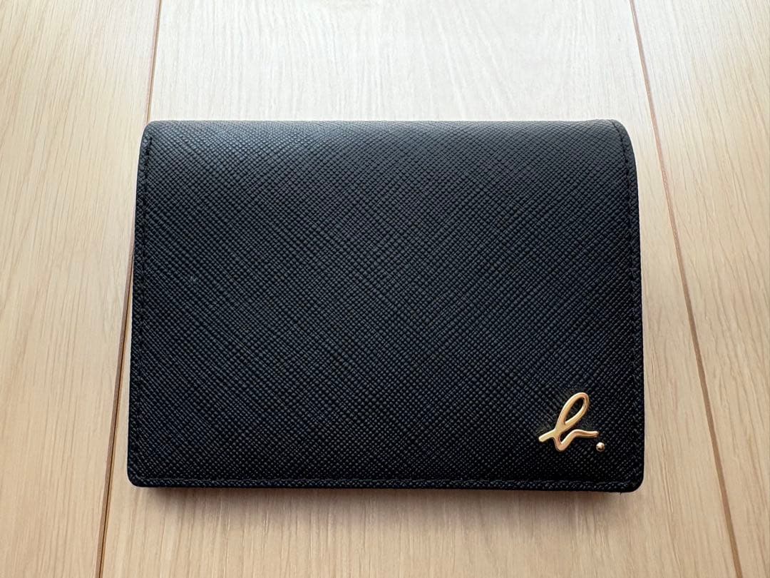 agnes b. ブラック 折り財布 二つ折り財布