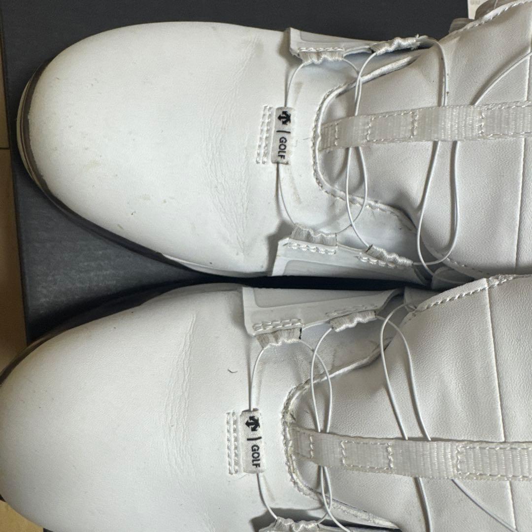 期間限定！お値下げ！DESCENTE GOLF ゴルフシューズ ホワイト