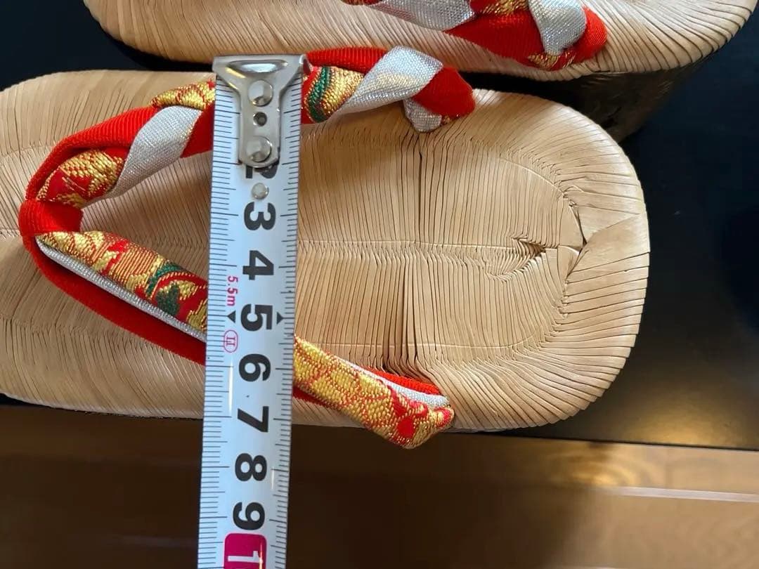 七五三　高級黒地塗り　ぽっくり　鈴付き