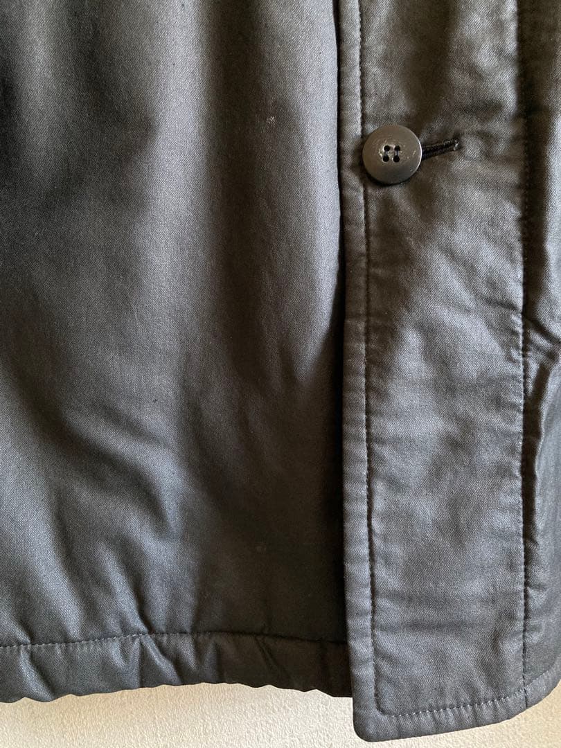 90s junmen コーティングコート ブラック