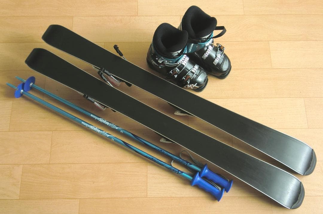 ■■送料無料■ATOMIC■子供用スキー4点セット■100/19.5■WAX■■