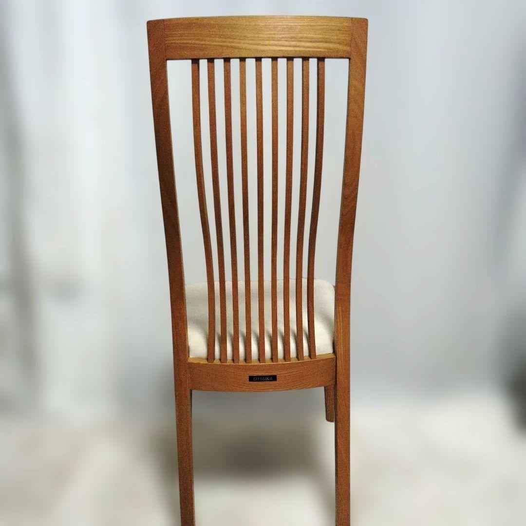 OTSUKA 大塚家具　タモ材　ハイバックチェア　椅子　１脚　木製　天然木①