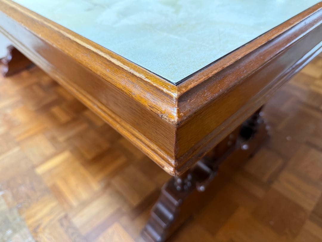 【O-1690】ナガノインテリア ダイニングテーブル 昭和レトロ