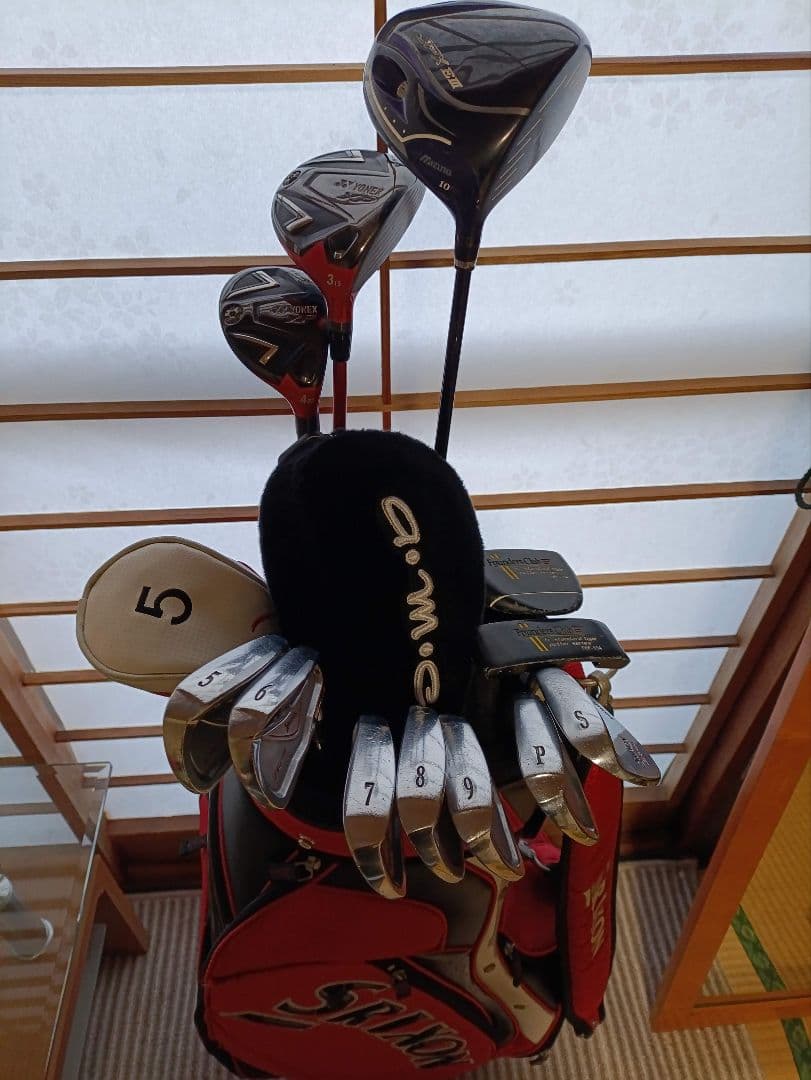 ゴルフクラブセット 12本　国内ブランド　スリクソン　ミズノ　YONEX