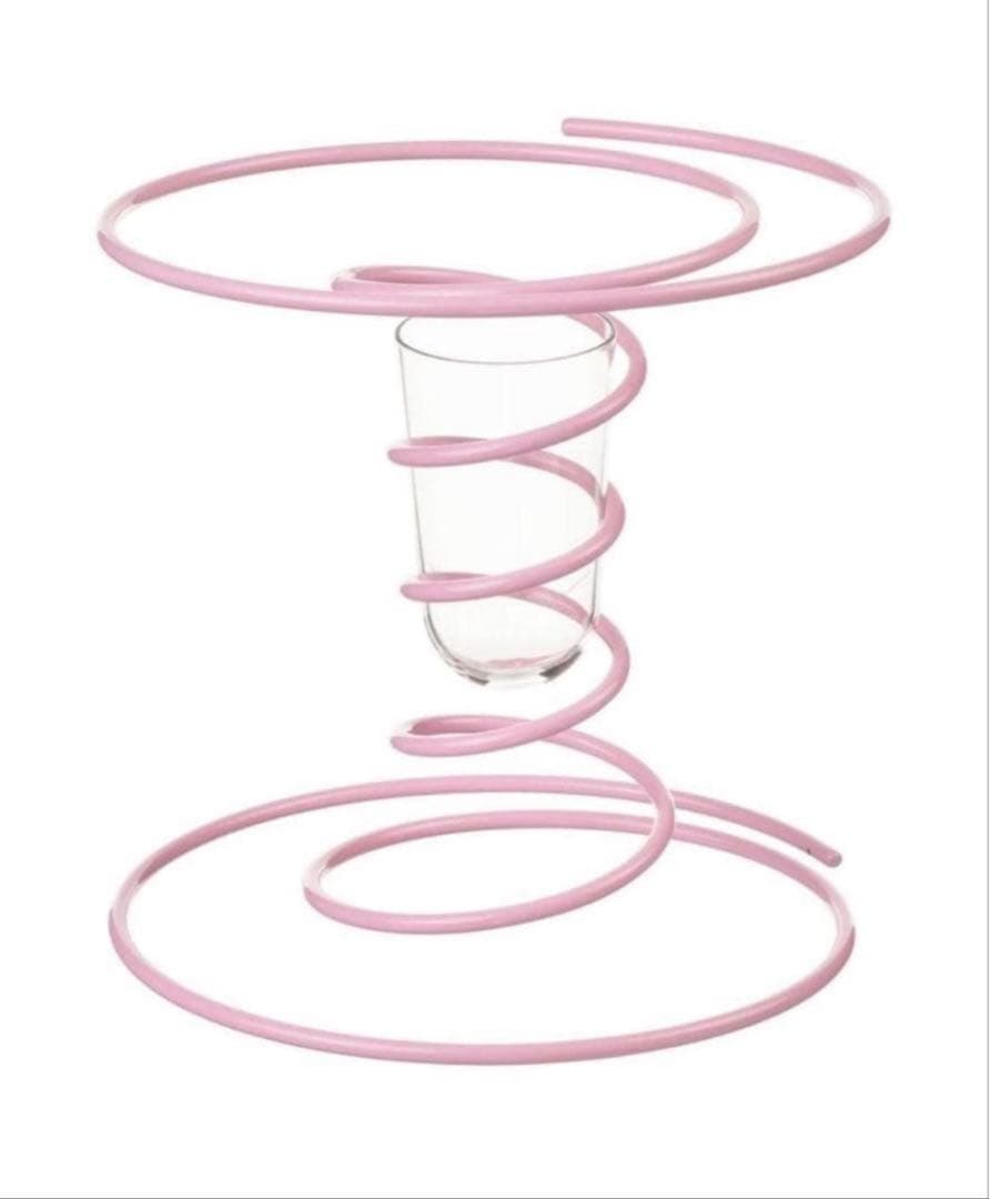 ヴィンテルフィント　グスタフ　IKEA 花器 ピンク