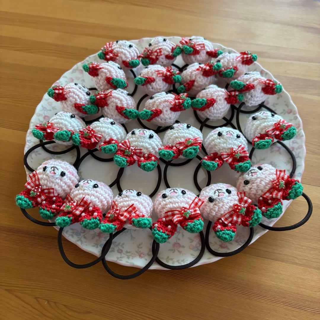 あみぐるみヘアゴム♡ハンドメイド