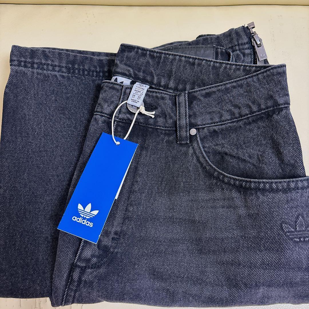 残り1点❗️ADILENIUMシーズンジップウォッシュドデニムパンツ ブラック