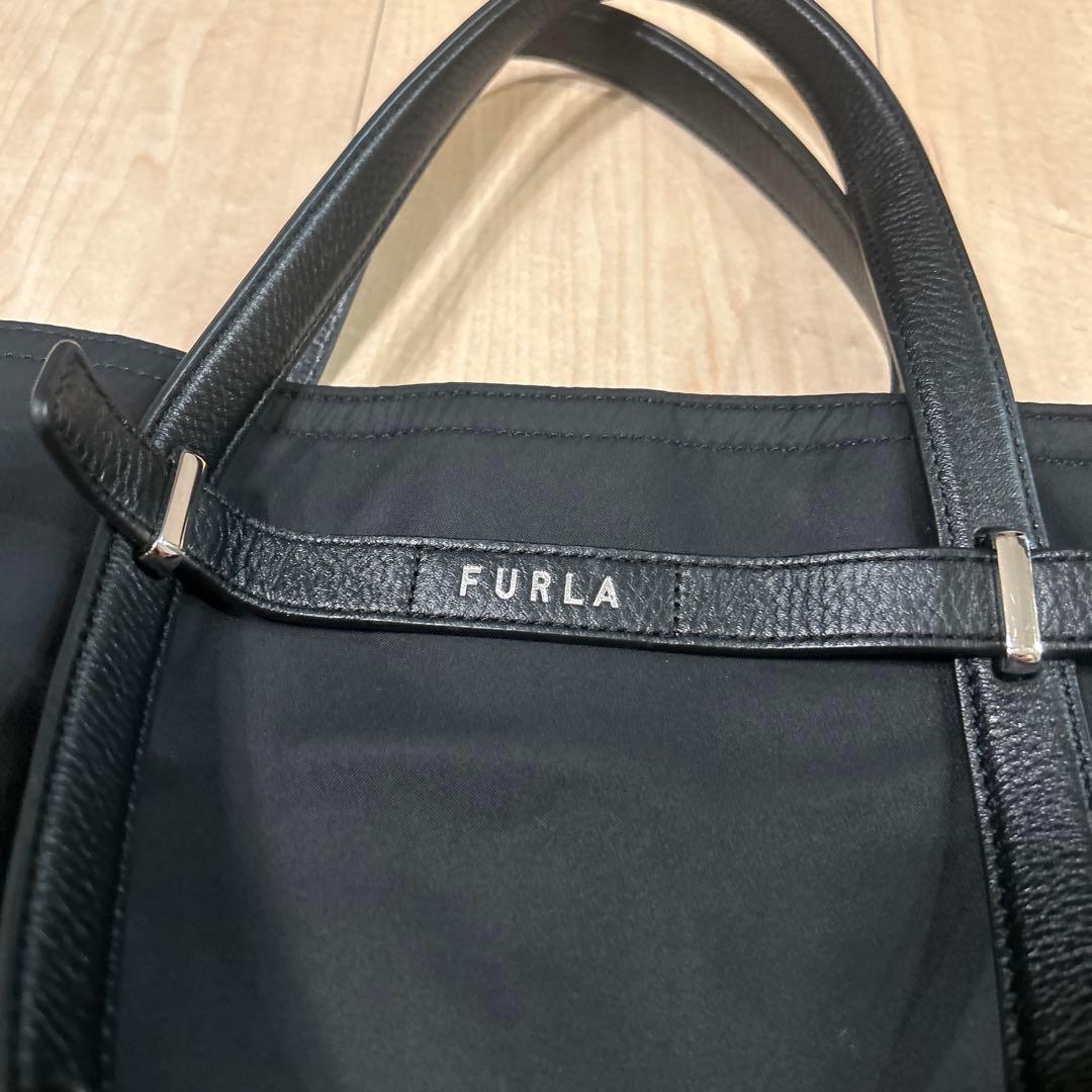 FURLA ブラック トートバッグ