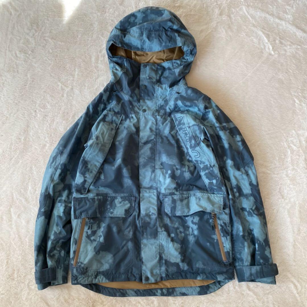 BURTON スノーボードウェア　セットアップ　ブリーチ　カモフラ　上L 下M