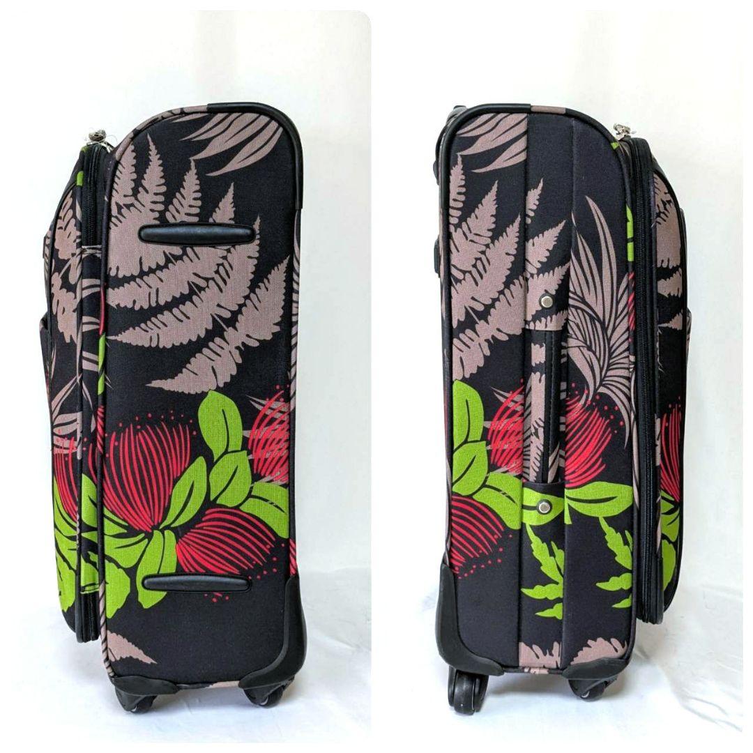 Hula Lehua Hawaii キャリーバッグ フラダンス レフア柄 鍵付き
