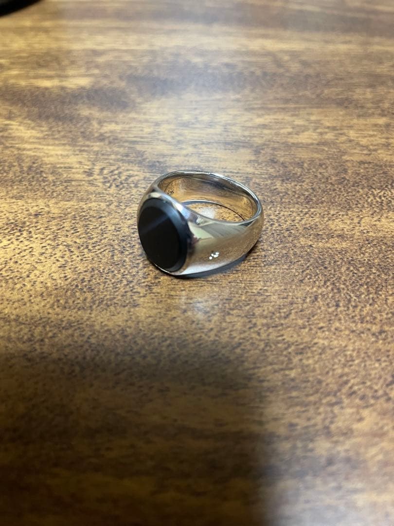 【美品】【TOMWOOD】Oval Black Onyx size56