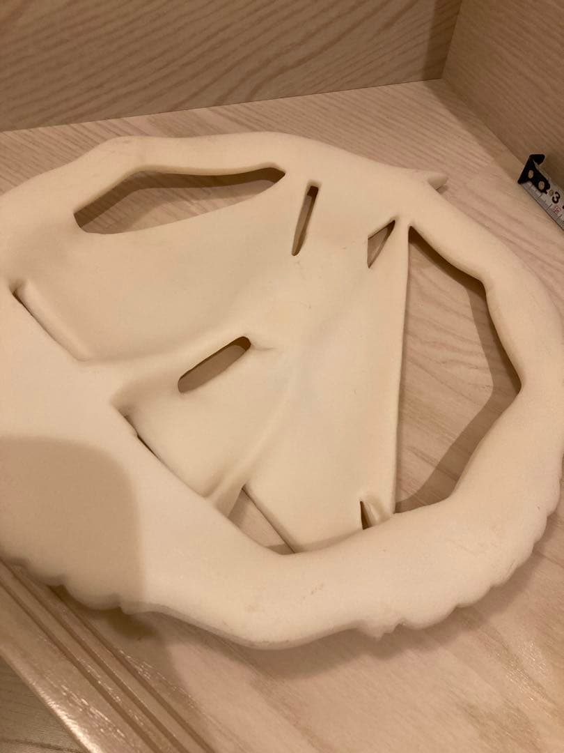 ホワイトクリームカラー　帆船デザイン装飾品