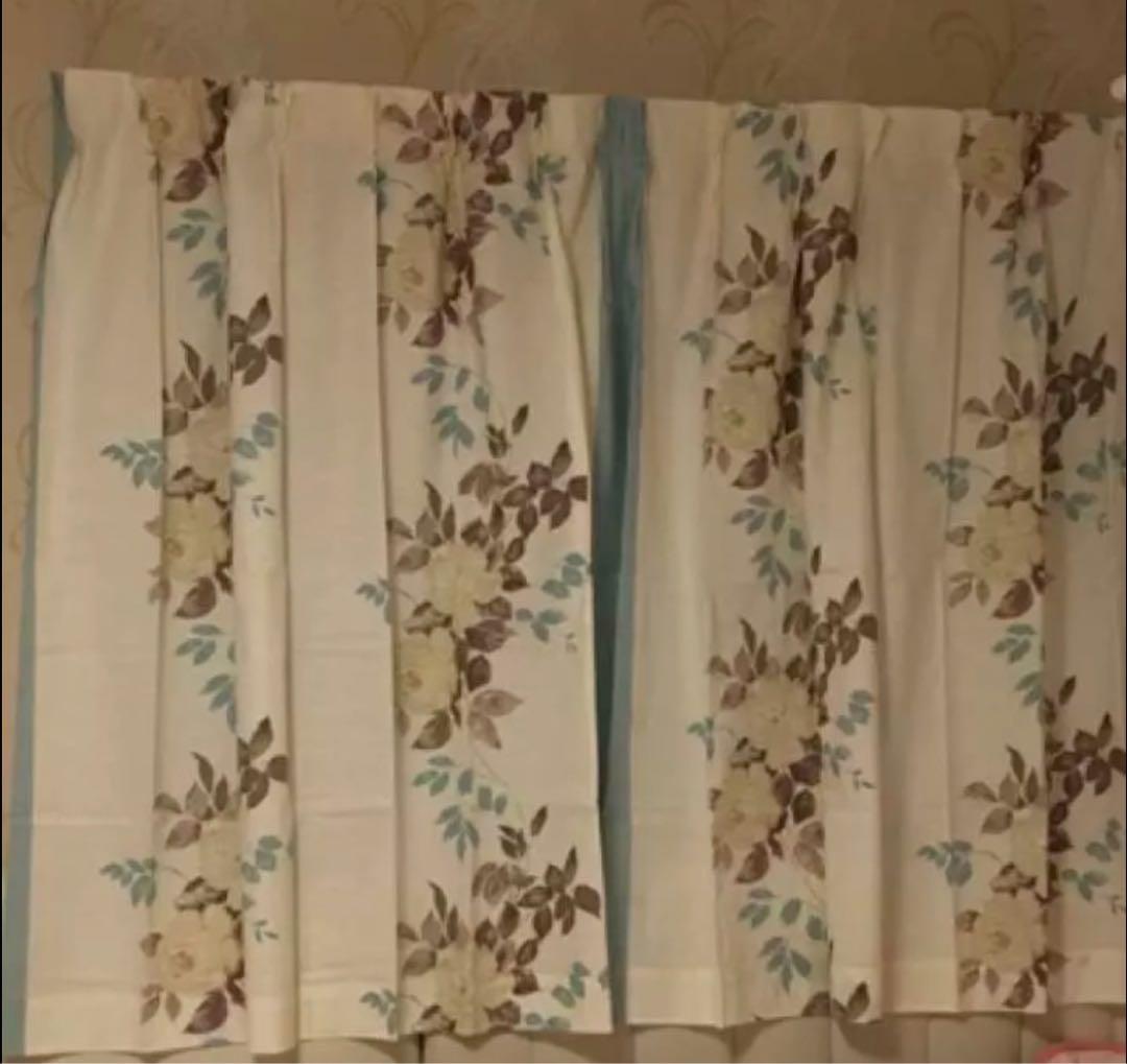 ローラアシュレイ　カーテン100×135cm 2枚セット