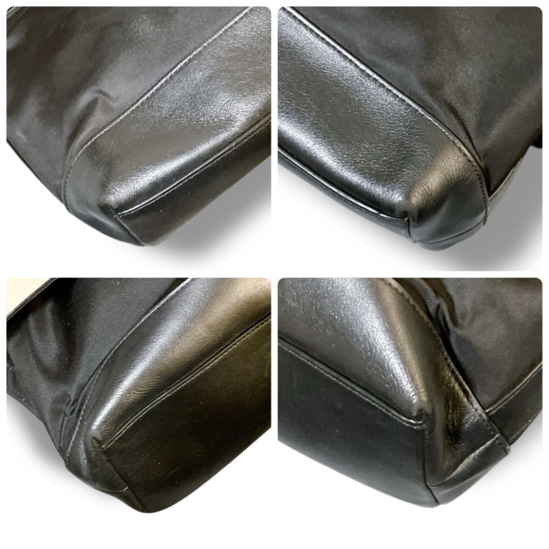 コーチ 斜め掛け可 パンチングフラップ メッセンジャーバッグ ブラック ベージュ