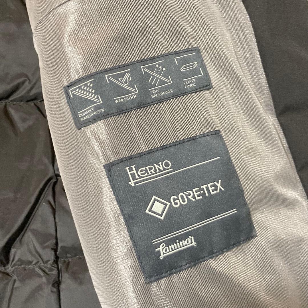 ＜新品＞HERNO ヘルノ ラミナー ゴアテックス ステンカラーコート 50
