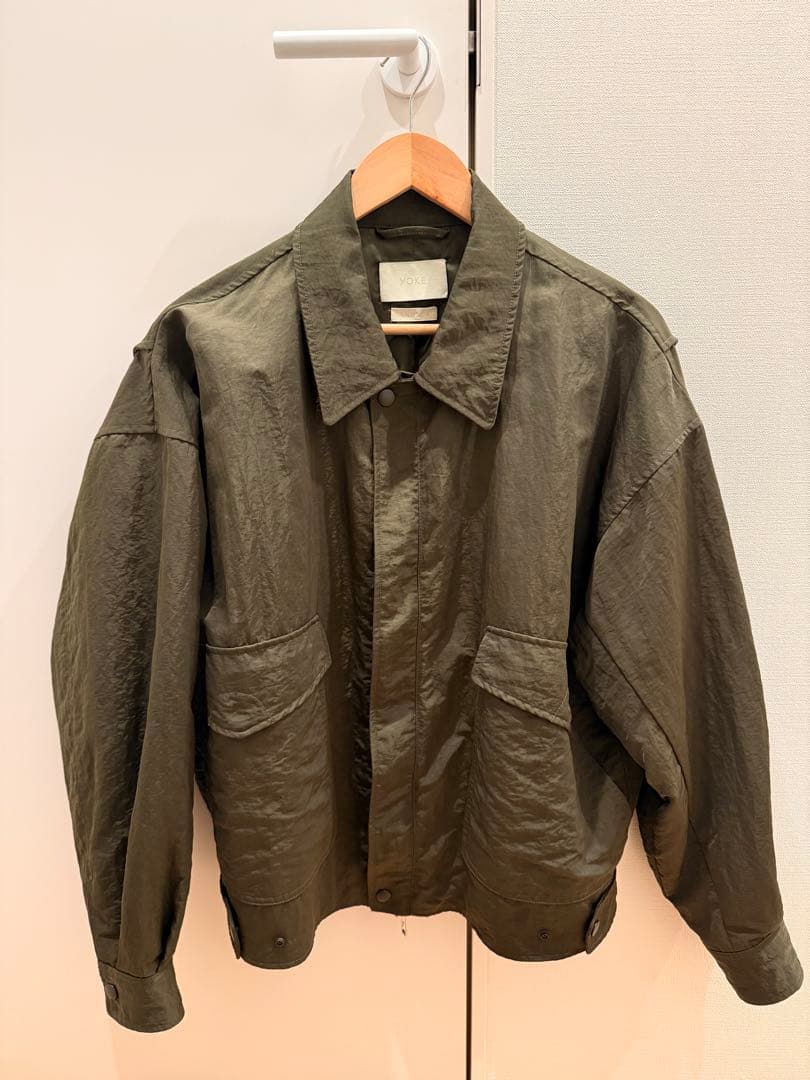 ジャケット・アウター yoke 25SS NYLON BOMBER JACKET