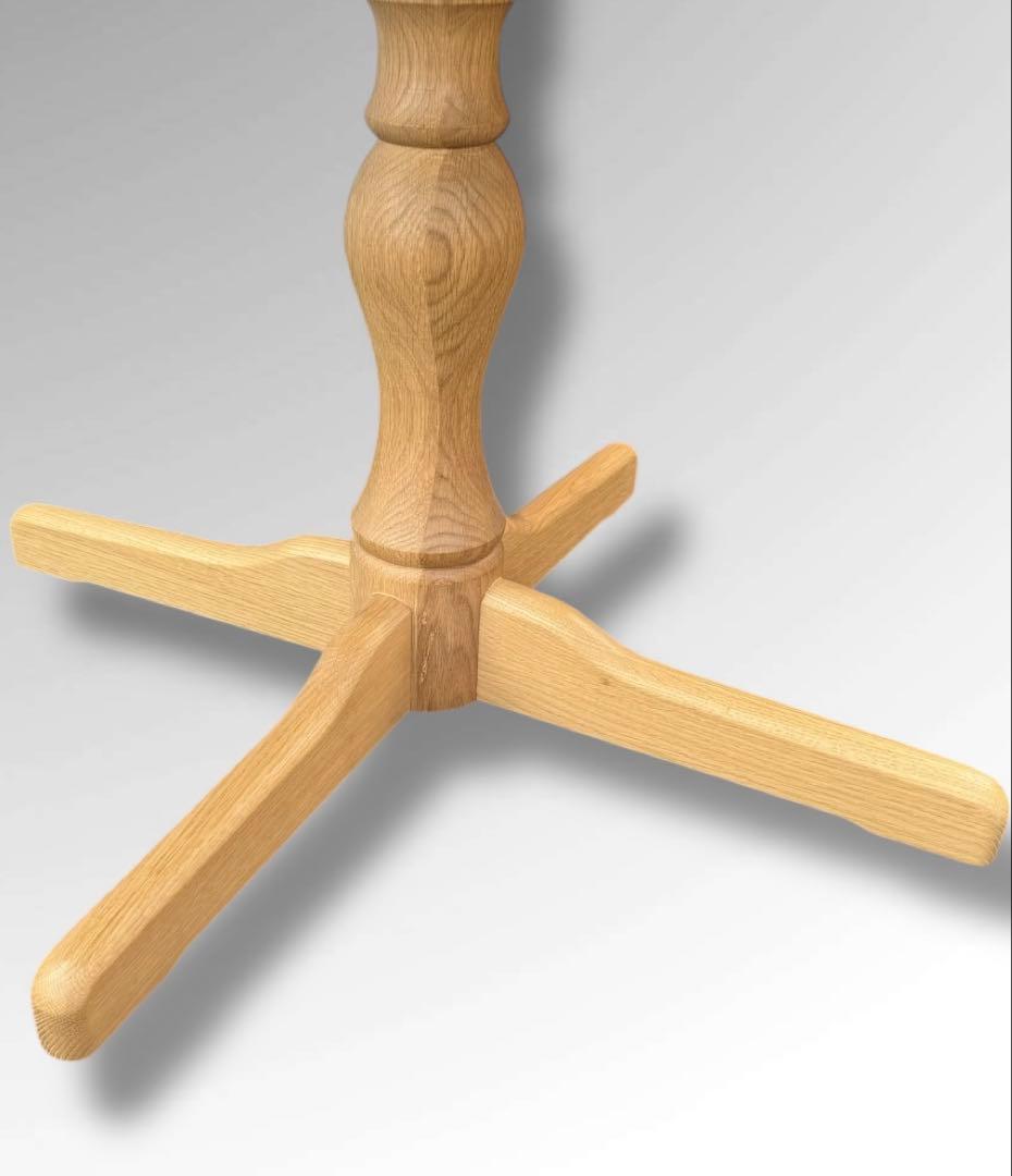 極美品 IDC 大塚家具 秋田木工 ラウンドテーブル北欧 姫系