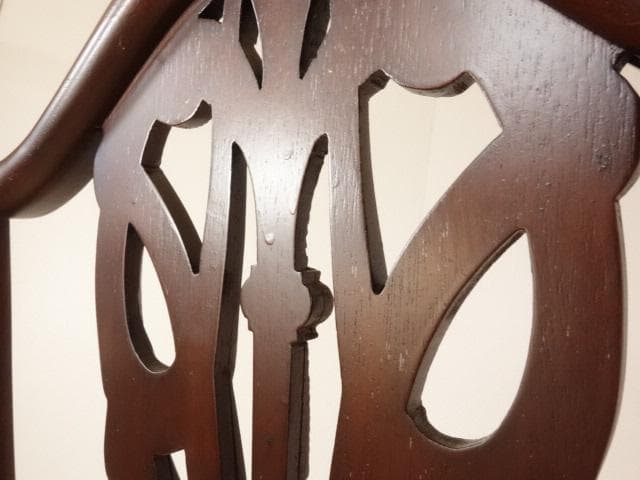 木製　アンティーク　イス　USED