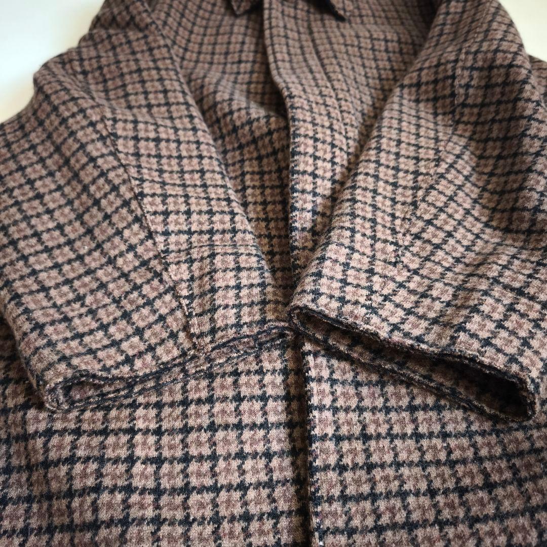 【美品】YOKE DOUBLE JACQUARD BALCOLLAR COAT