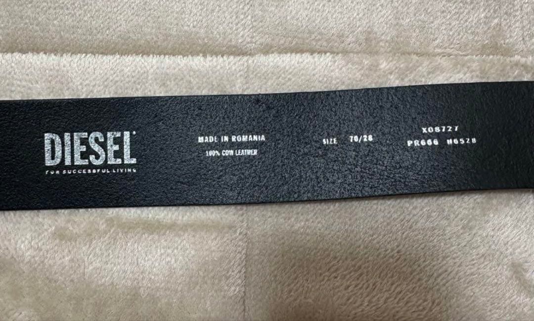 DIESEL 本革ベルト ブラック